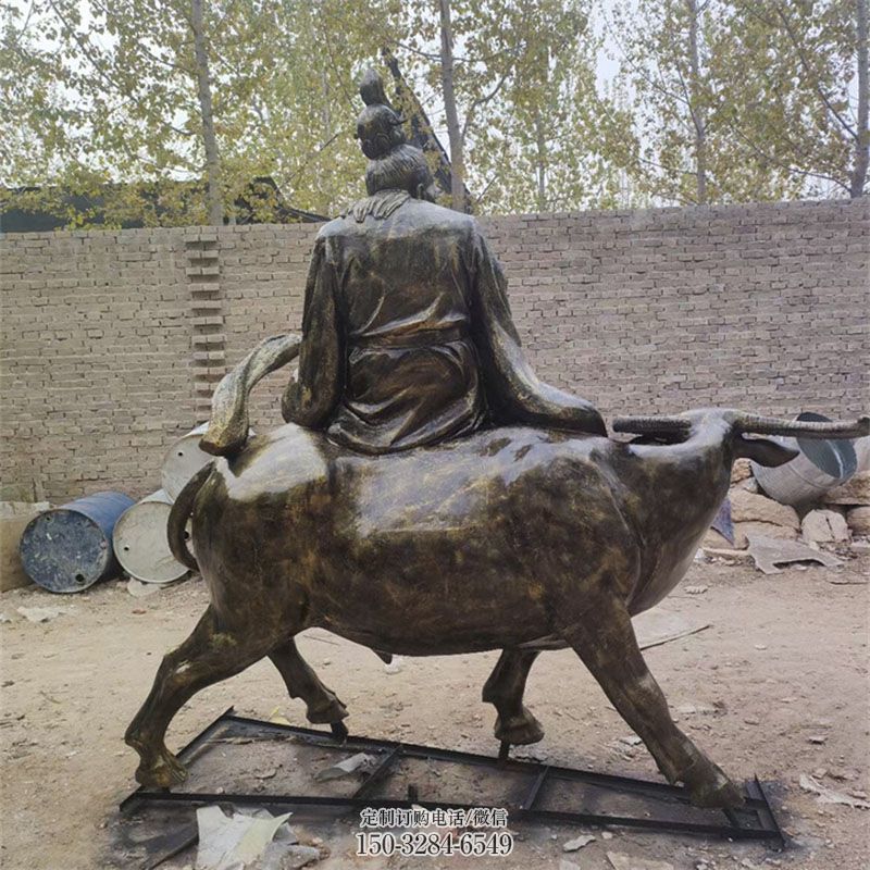 企业孺子牛雕塑 景观艺术动物牛雕塑承接 商场孺子牛雕塑常用